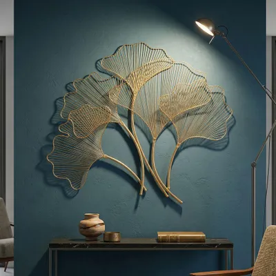 Immagine prodotto di Mauro Ferretti nástenný panel Glam leaf 79x5x68 cm zlatý