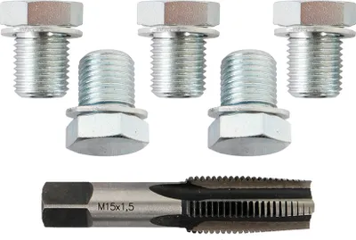 Produktbild von Kunzer Ölablassgewindereparatursatz M14x1,5, 6-tlg. 78815