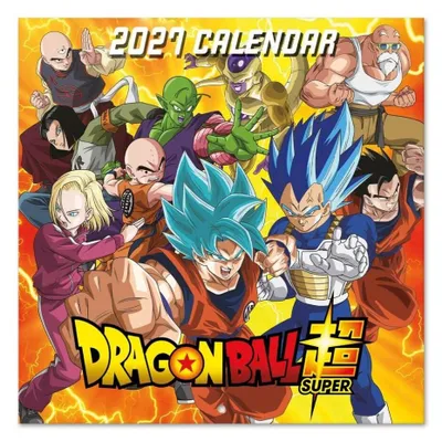 Zdjęcie produktu dla Kalendarz ścienny Dragon Ball, rok 2027, format 30 x 30 cm