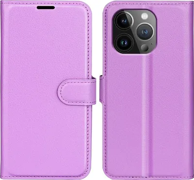 Produktbild von iPhone 15 Pro Hülle - Coverup Klapphülle - Violett