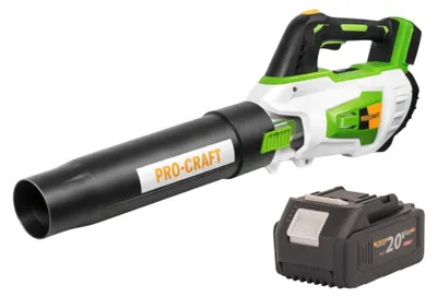 Zdjęcie produktu dla Procraft PB20 akumulatorowa dmuchawa do liści 20 V TURBO + 1x akumulator 4,0 Ah - bez ładowarki