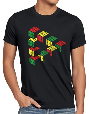 Produktbild von style3 Vintage Würfel Herren T-Shirt sheldon