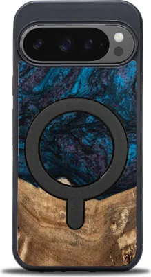 Produktbild von Bewood Einzigartige Hülle für Google Pixel 9/9 Pro - Planeten - Neptun mit MagSafe