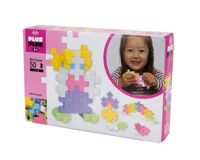 Zdjęcie produktu dla Klocki Plus-Plus Big Zestaw pastelowy 50el.
