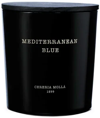 Image de Bougie parfumée Cereria Molla - Mediterranean Blue, 600 g