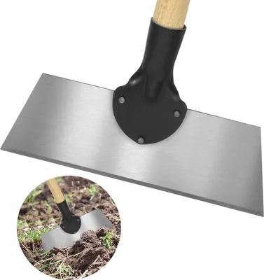 Produktbild von Multifunktionale Outdoor Gartenreinigungs-Schaufel - 25 cm flache Gartenschaufel zum Unkrautjäten (ohne Griff)