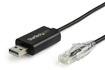 Zdjęcie produktu dla StarTech.com ICUSBROLLOVR, RJ-45, USB 2.0 Type-A, 1,8 m, Czarny