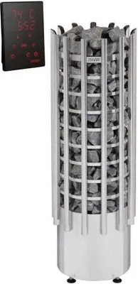 Produktbild von Harvia Glow TRT90XE Saunaofen 9 kW Elektroofen inkl. Saunasteuerung Xenio Bedienfeld