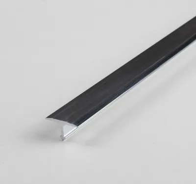 Produktbild von PROVISTON Bauprofil | 7 x 25 x 2500 mm | T-Profil Montageprofil Metallprofil Bodenprofil Aluminium eloxiert aluminiumfarbend