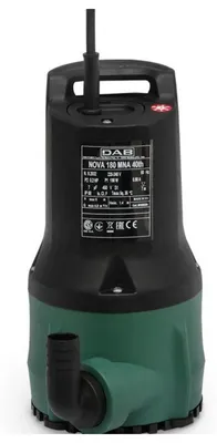 Produktbild von DAB Nova 180 M-NA Tauchpumpe - 4.800 L/Std. - 190W - Korngröße 5 mm - Förderhöhe 4,9 m - Tauchwasserpumpe