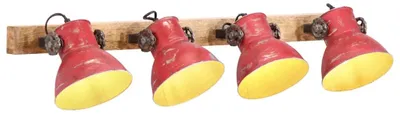 Produktbild von vidaXL Wandleuchte 25 W Rot 90x25 cm E27