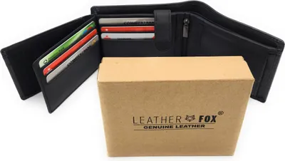 Produktbild von echt Leder Herren Geldbörse Portemonnaie Geldbeutel mit RFID Schutz Nappaleder