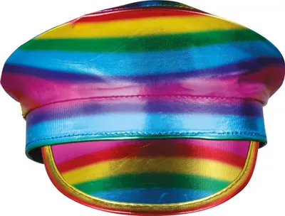 Immagine prodotto di Cappello Polizia Arcobaleno Costume Carnevale Accessorio Colorato Celebrazione Versatile Festa Fantasia Divertimento Occhiale Unisex Moda Accessorio, Colore: Multicolore