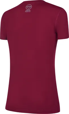 Produktbild von BLACK CREVICE - Damen Merino T-Shirt | Farbe: Bordeaux | Größe: 38
