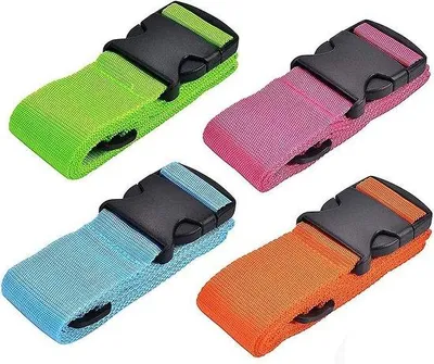 Immagine prodotto di Cinghia regolabile per valigia 5 cm x 180 cm - Cinghia di sicurezza da viaggio