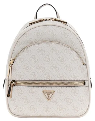 Immagine prodotto di GUESS Zaino in ecopelle Manhattan II Backpack con logo color osso