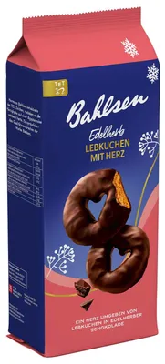 Produktbild von Bahlsen Lebkuchen mit Herz Edelherb 300g, KI-generiertes Bild