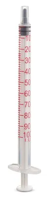 Produktbild von Dispomed 1 ml Spritze Insulin U-100, m. Spardorn