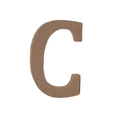 Obrázek produktu pro Craft písmeno C Dřevěné písmeno pro crafting Písmeno ze dřeva