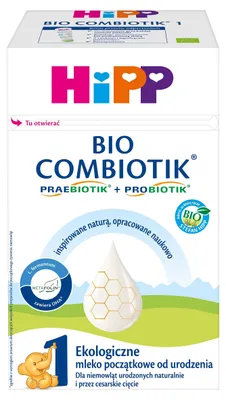 Obrázok produktu pre HiPPMleko dla niemowląt początkowe Combiotik 550 g