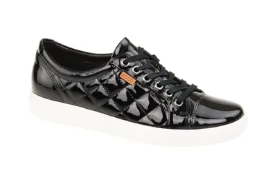 Produktbild von Ecco SOFT 7 LADIES Damenschuhe - sportliche Schnür- Halbschuhe schwarz NEU