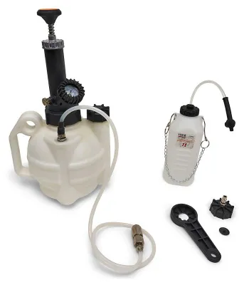Produktbild von HBM 4-Liter-Vakuum-Bremsenentlüftungsset inklusive 1-Liter-Auffangflasche