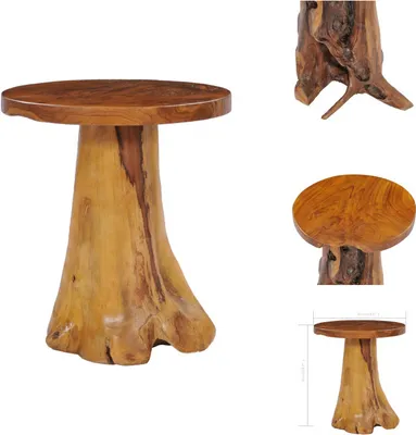 Produktbild von vidaXL Couchtisch 40×40 cm Massivholz Teak -  Couchtische