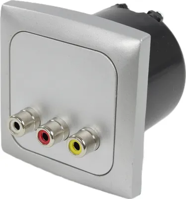 Immagine prodotto di C-Line Presto Inprojal CBE presa di corrente audio video + cornice + presa iso caravan camper caravan argento