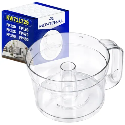 Ersatzschüssel für Küchenmaschine KW711729, 1,4 l, transparent