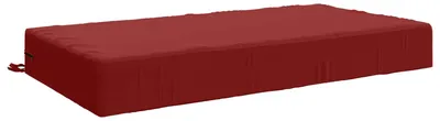 Imagen del producto de Cojín para asiento SOEST, 100% poliéster, color burdeos, 120 x 60 x 15 cm