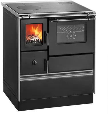 Produktbild von Westminster Küchenofen K176FA-70 schwarz rechts