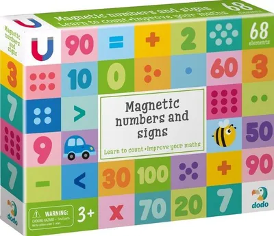 Image de Set magnétique Chiffres et signes 68el