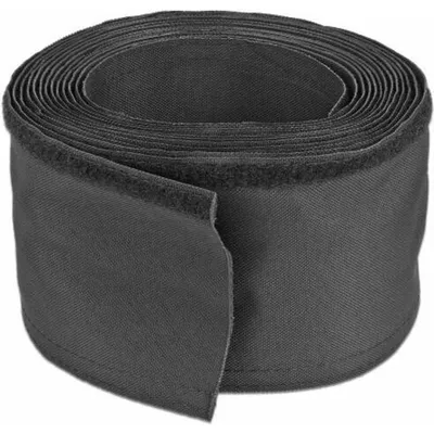 Produktbild von Delock Gewebeschlauch mit Klettverschluss hitzebeständig 5 m x 30 mm schwarz