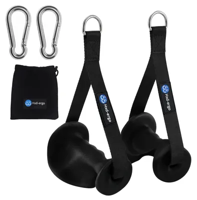 Immagine prodotto di Maniglie per esercizi di fitness, compatibili con macchine a cavo e fasce elastiche