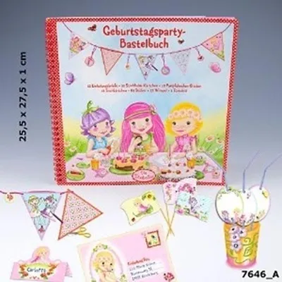 Produktbild von Trixibelles Geburtstagspartybastelbuch, Kinderparty, Kindergeburtstag, Bastelbuch