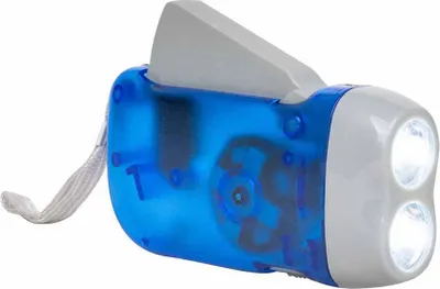 Immagine prodotto di Jbm Torcia Dinamo con 2 Led Trasparente Trasparente Taglia Unica