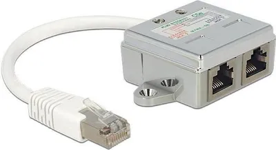 Produktbild von DeLOCK 65177, RJ-45, 2 x RJ-45, Grau
