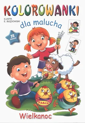 Imagen del producto de Libro para colorear con pegatinas para niños, con temática de Pascua
