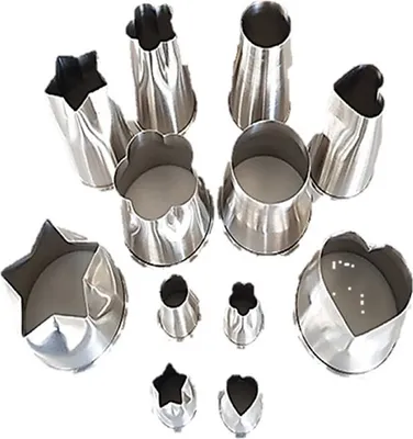 Produktbild von Edelstahl-Weihnachts-Ausstechformen-Set: