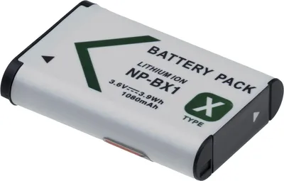 Image de Batterie T6 Power pour SONY Cyber-shot DSC-RX1, Li-Ion, 3,7 V, 1080 mAh (3,9 Wh), noir