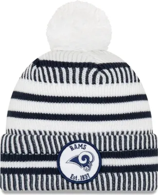 Produktbild von New Era Los Angeles Ram 2019 Sideline Home 1937 Reverse OTC Beanie weiß One-Size