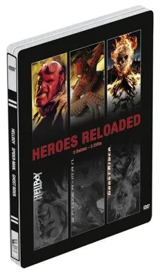Produktbild von BOX Heroes Reloaded STEELBOOK 3DVDs Spid er-Man Hellboy Ghost Rider
