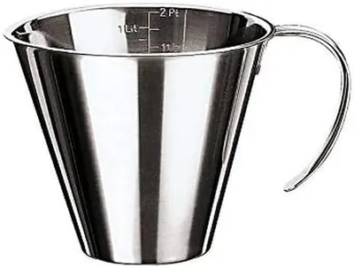 Produktbild von Utensili Cucina Paderno Meßbecher 0,1 L Edelstahl/graduiert 42581-01