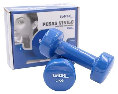 Immagine prodotto di Set Manubri in Vinile Softee Blu 05 Kg