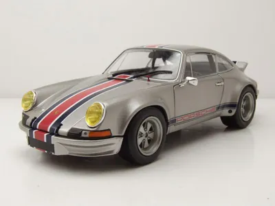 Produktbild von Porsche 911 RSR Backdating Outlaw 1973 grau metallic Modellauto 1:18 Solido