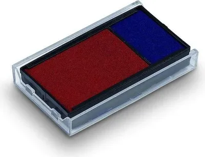 Produktbild von trodat Ersatzstempelkissen 6/4912/2 blau/rot