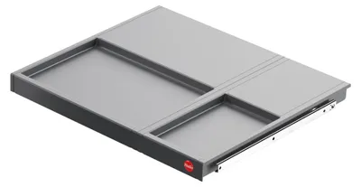 Immagine prodotto di Hailo Multideckel 1225918 Ripiano con guida di scorrimento per armadio da 50 cm, grigio scuro