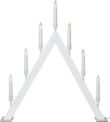 Produktbild von Star Trading 214-57, Leichte Dekorationsfigur, Weiß, IP20, Weiß, 7 Glühbirne(n), E10