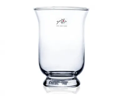 Image de Vase en verre Hurricane 19x14 cm clair