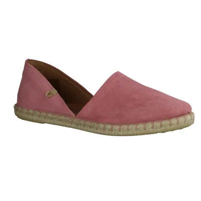 Produktbild von Verbenas Carmen Damen Ballerina, Espadrille, Leder, Bubble (Rosa) Slip On - Damenschuhe Slipper / Trotteur, Mehrfarbig, leder